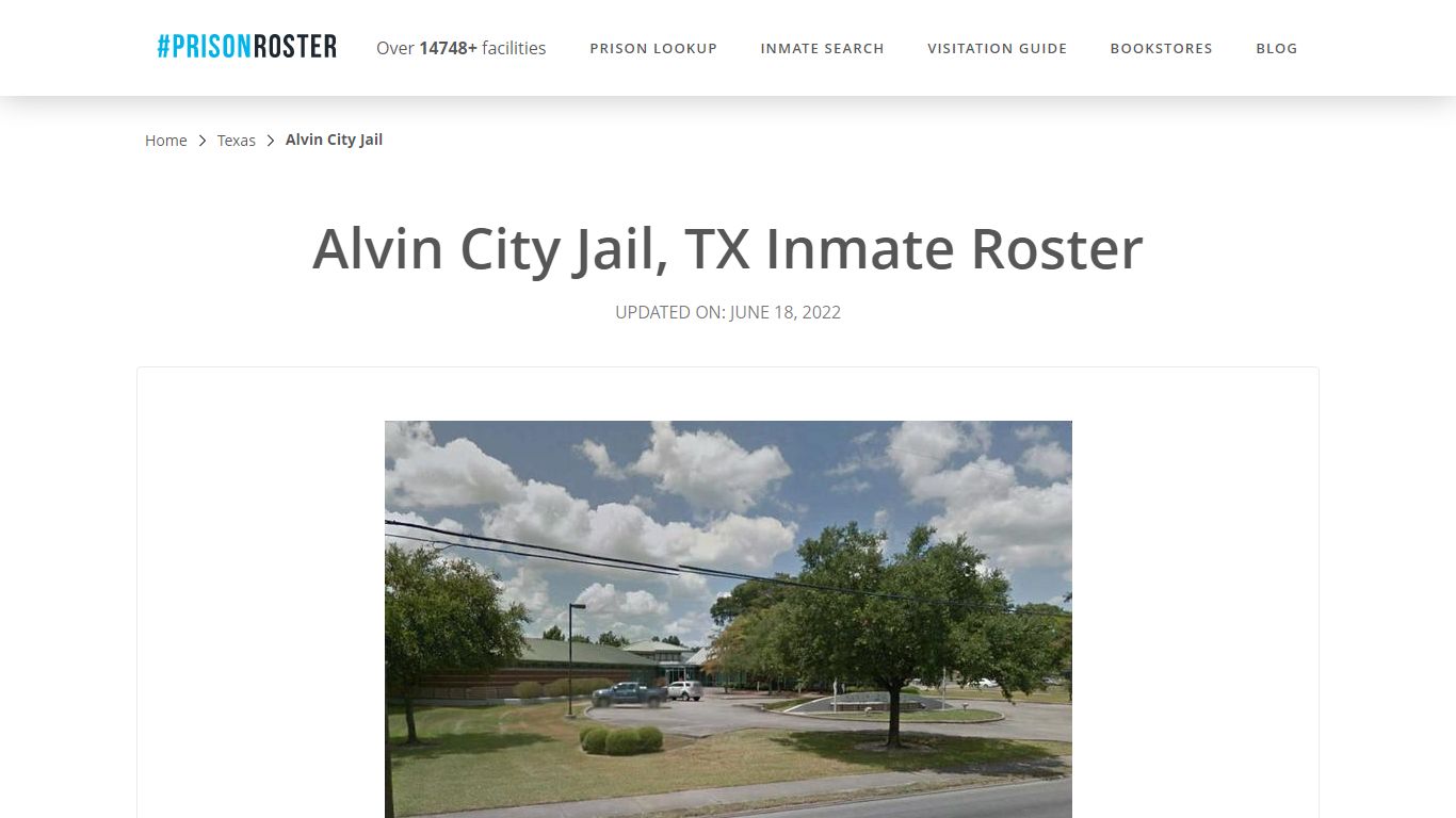 Alvin City Jail, TX Inmate Roster